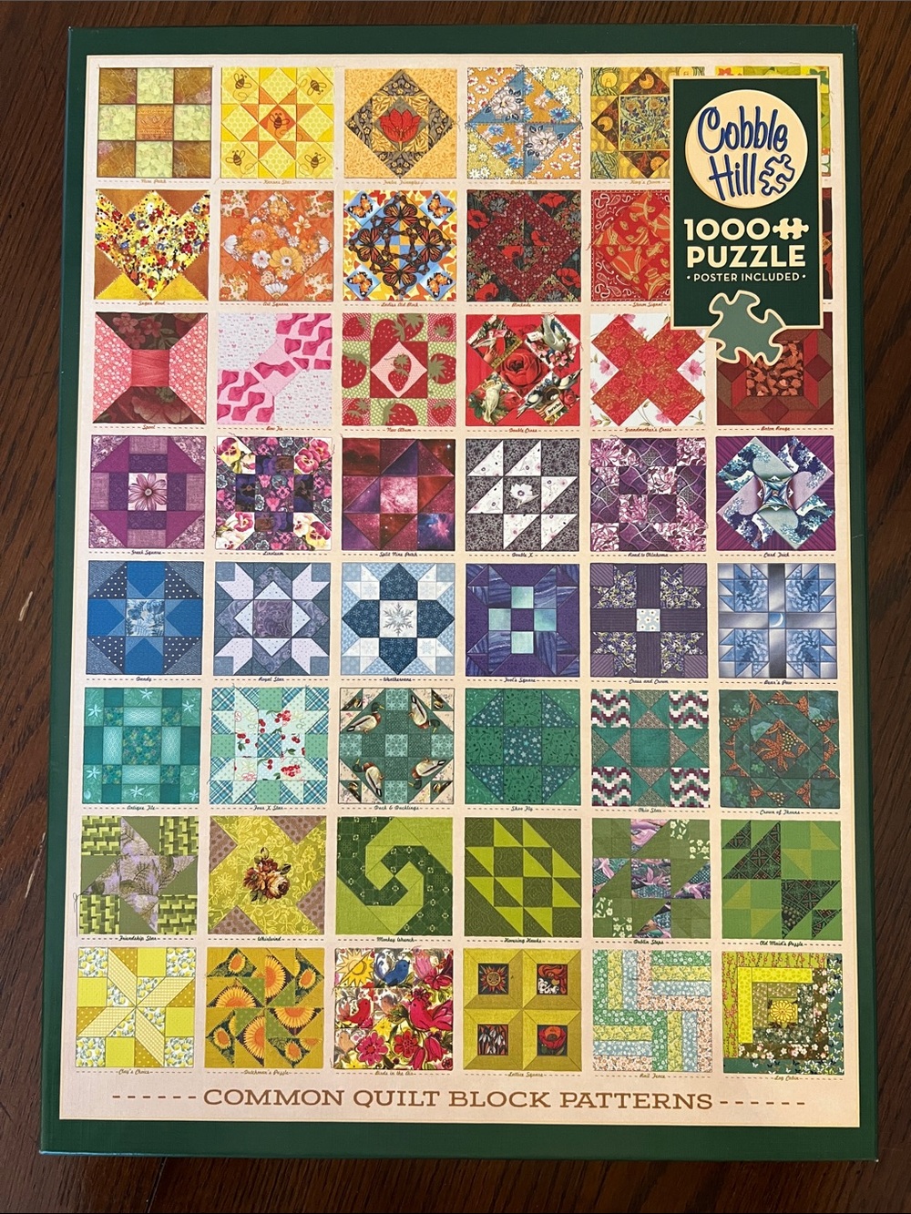 Cobble Hill Common Quilt Blocks 1000 Pc Puzzle